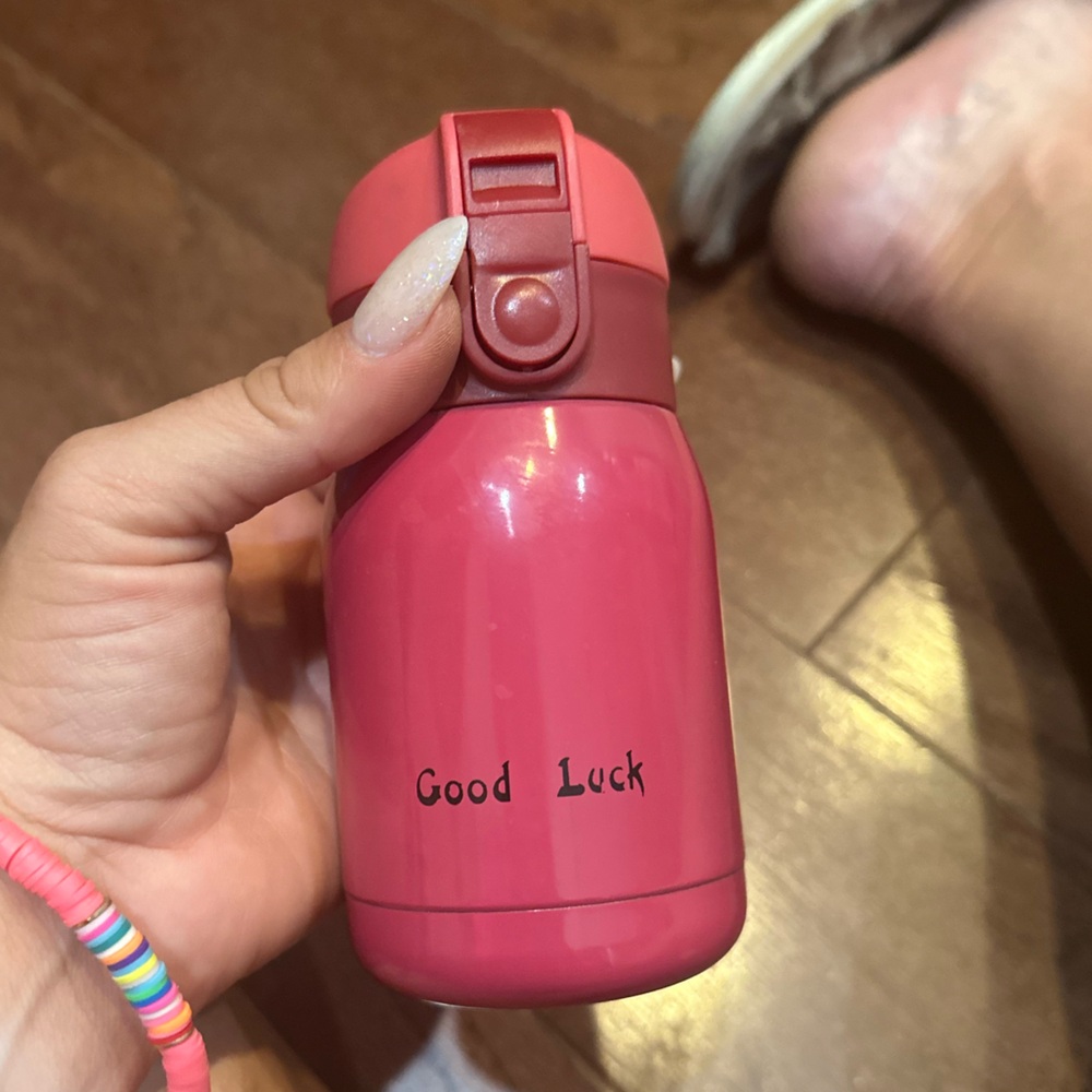 Rose Pink Mini Kids Water Bottle Insulated Water Stainless Steel